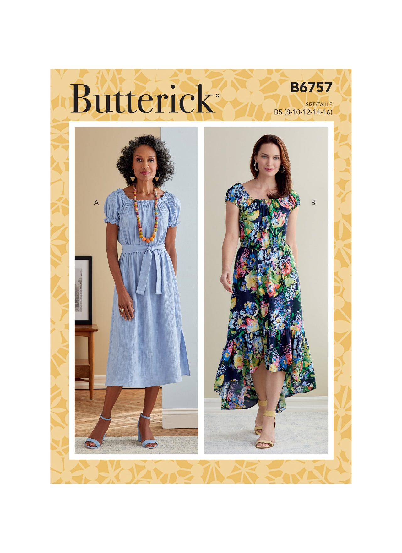 Butterick Misses' Dress B6757 - Sewing Pattern