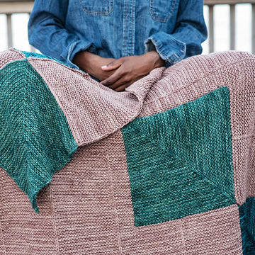 Garter Puzzle Blanket