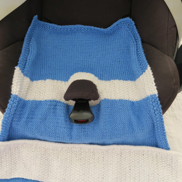Bobby Bear Newborn Baby Car Seat Blanket & Hat