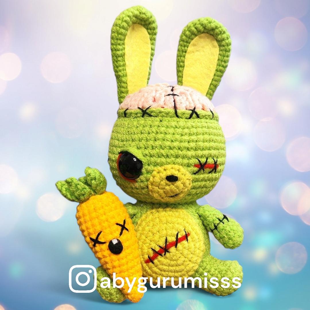 Zombie bunny rabbit Halloween