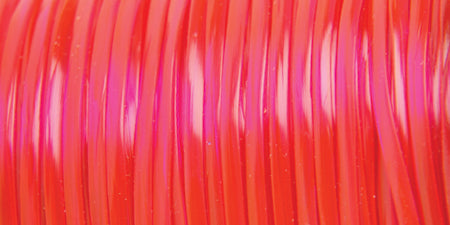 Pepperell Rexlace Plastic Lacing .0938"X100yd - Clear Red