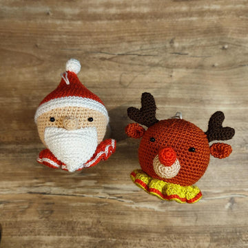 Santa & Reindeer Crochet Pattern Set