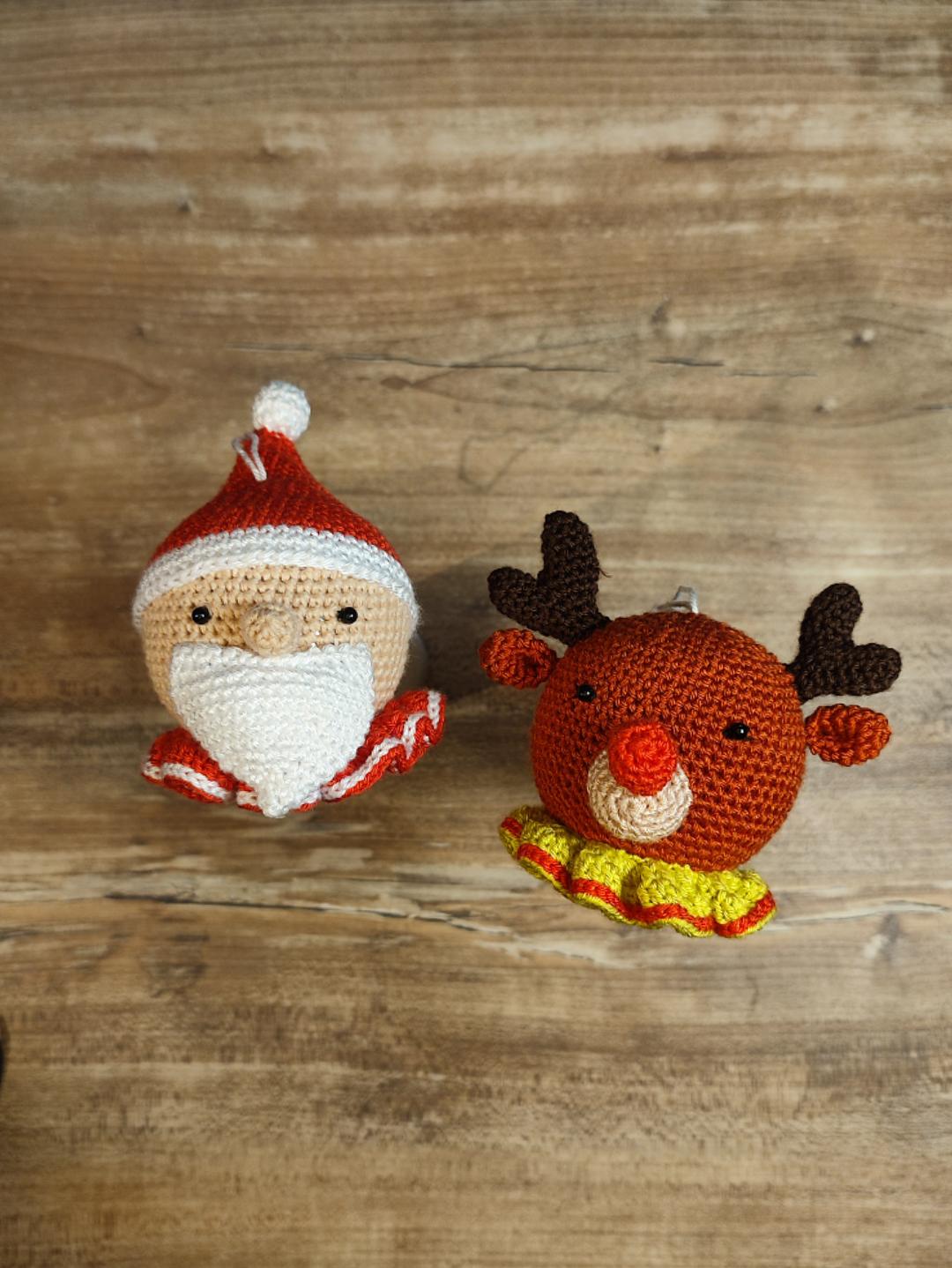 Santa & Reindeer Crochet Pattern Set
