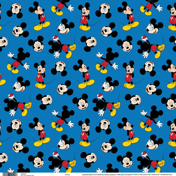 EK Success EK Disney Single-Sided Cardstock 12"X12" 25/Pkg - Mickey Blue