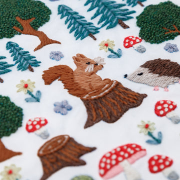 DMC Woodland Creatures Embroidery Pattern - PAT2097 - Downloadable PDF