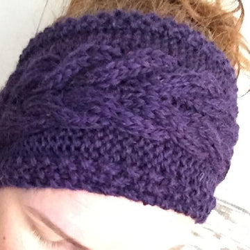 Corn Rows Cable Headband