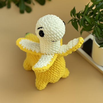 NO SEW Cute BANANASAURUS