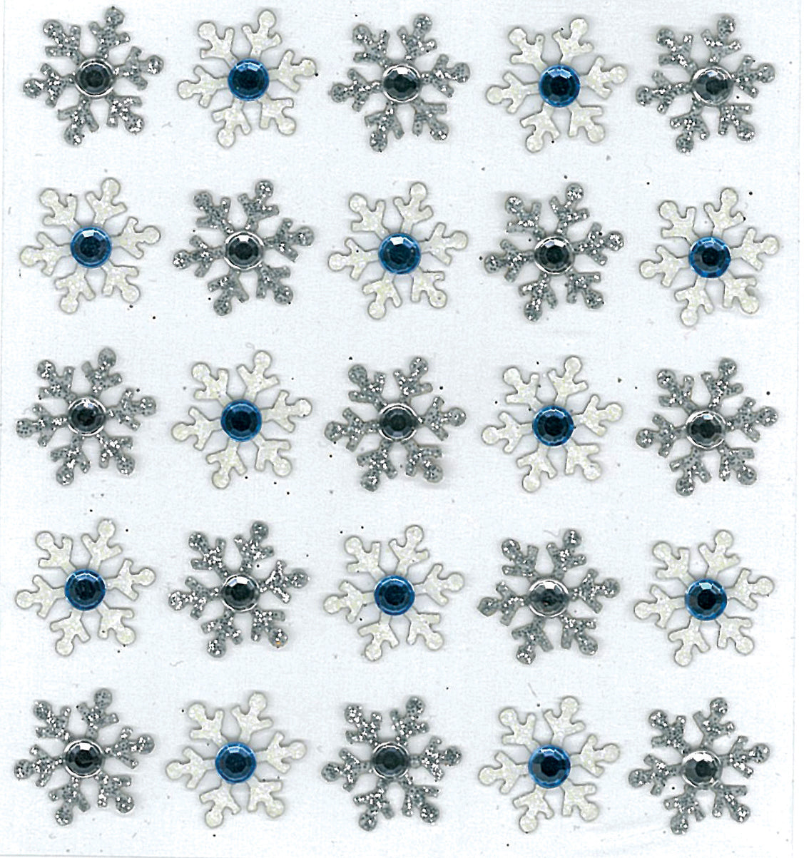 Jolee's Cabochon Dimensional Repeat Stickers - Snowflake Repeats