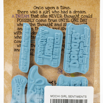 Stamping Bella Cling Stamps - Mochi Girl Sentiments