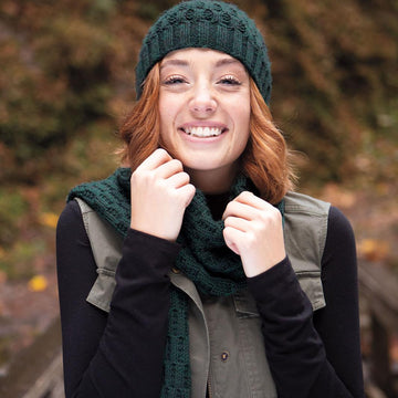 Ogee Hat and Scarf