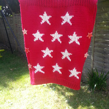 Star Chunky Cape with Snood for kids 1-10 years