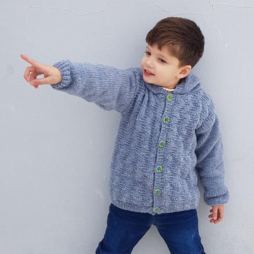 Waves Hooded Cardigan