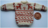 1:12th scale Reindeer sweater