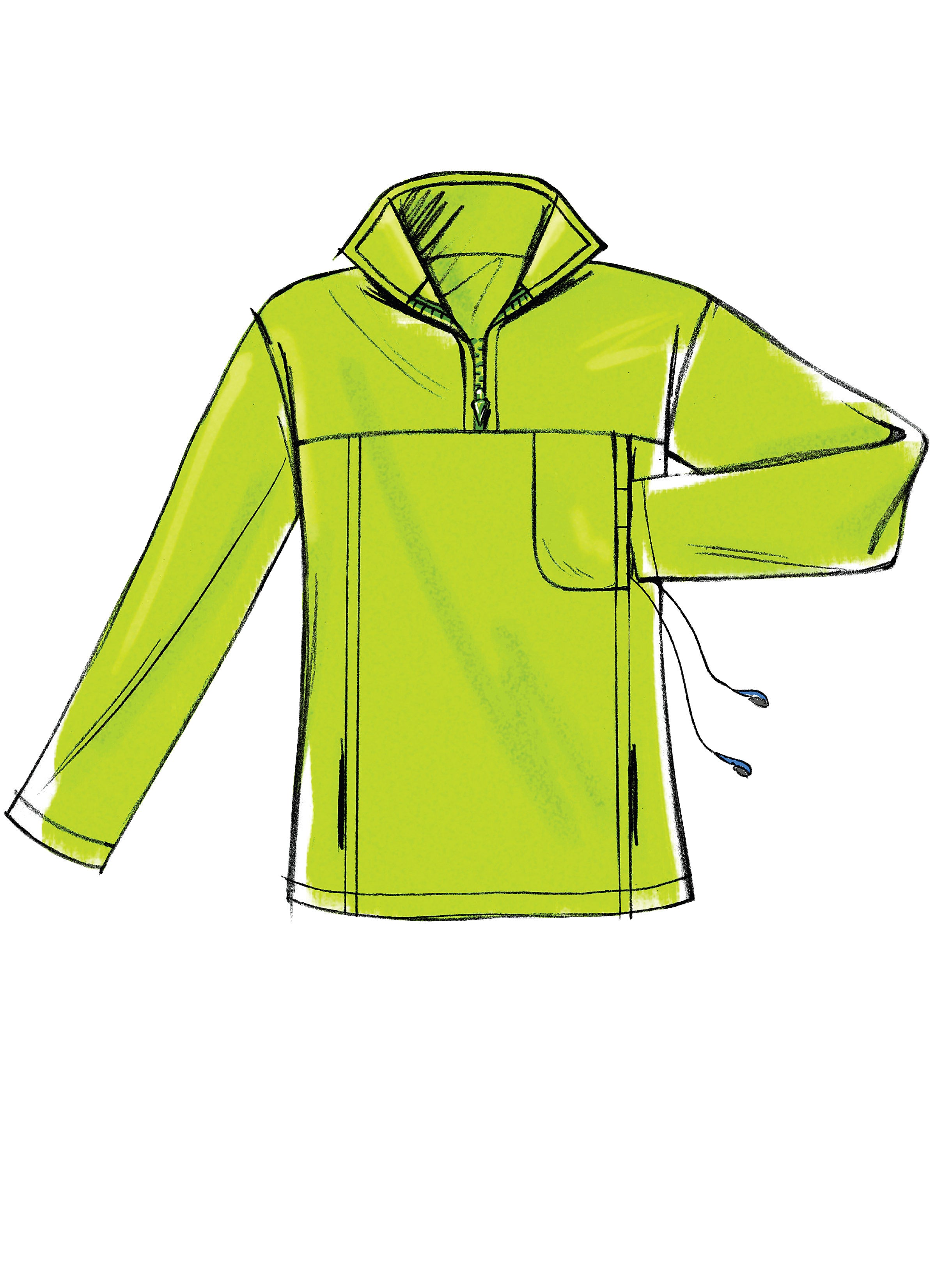McCall's Misses'/Men's Unlined Vest and Jackets M5252 - Sewing Pattern