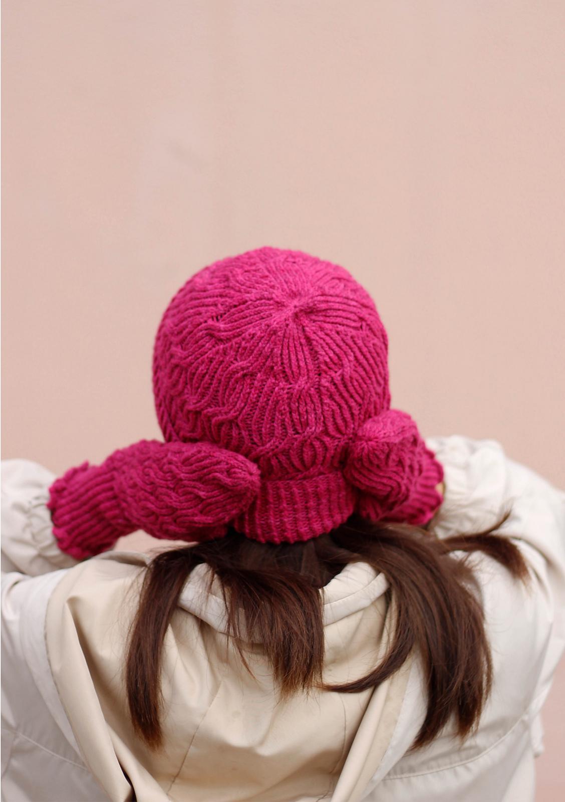 Twisted Mittens&Hat