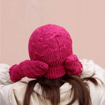 Twisted Mittens&Hat