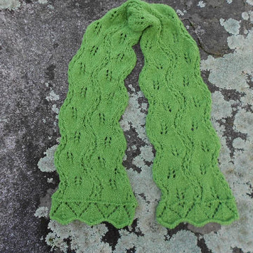 Twisted Leaves Lace Scarf