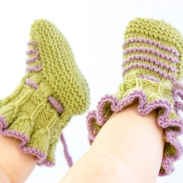 Tulip Pleat Top Booties