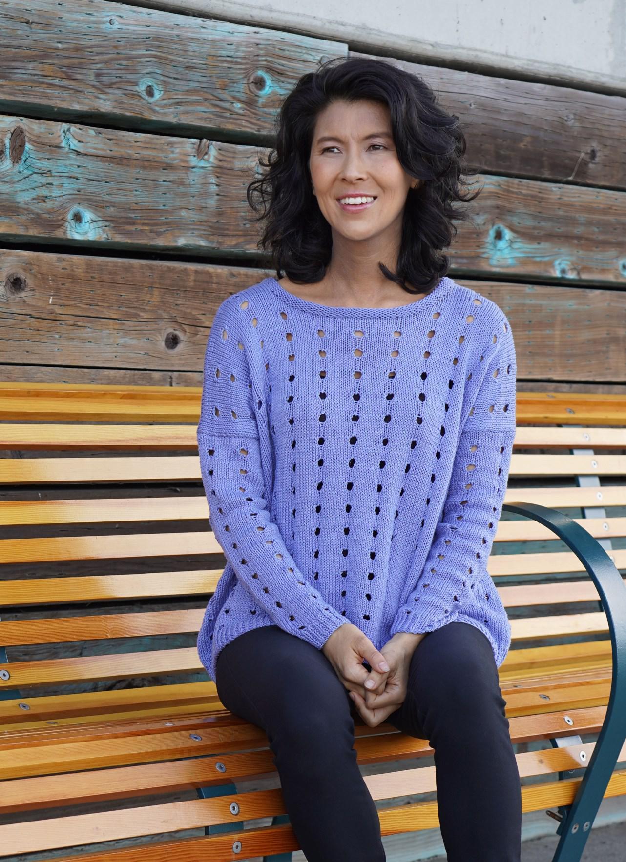 Noble Tee in Cascade Yarns Noble Cotton - DK623 - Downloadable PDF