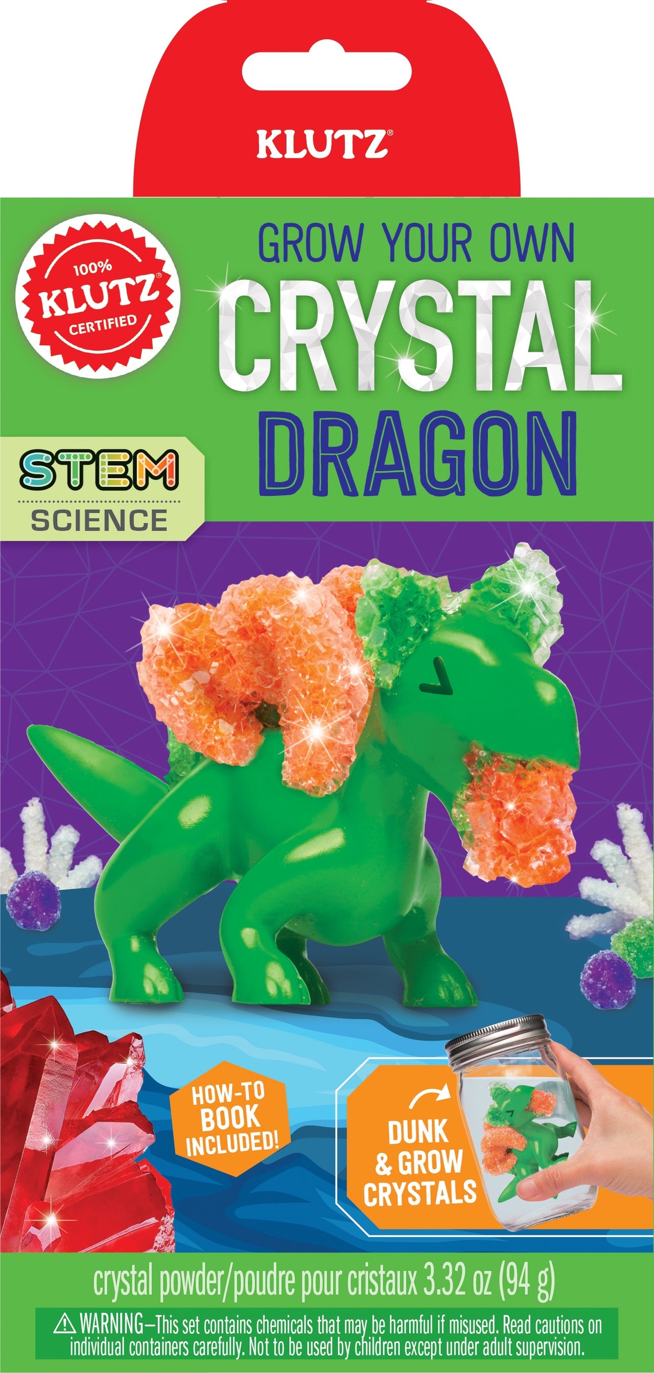 Klutz Grow Your Own Crystal Animal Kit - Dragon