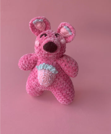 Crochet Strawberry Bear