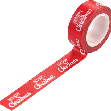 Echo Park Paper Carta Bella Merry Christmas Decorative Tape 30' - Merry Christmas