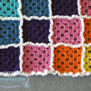 Candy Cloud Burst Baby Afghan