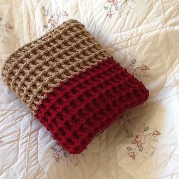Crocheted Textured Throw