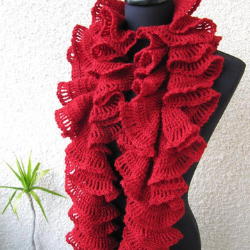Double Ruffle Scarf Tutorial