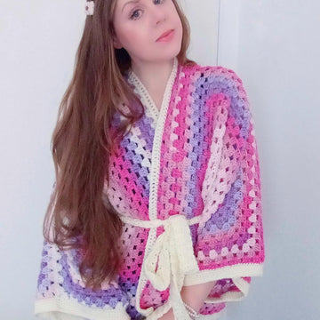 Crochet Kimono Hexagon Cardigan Pattern