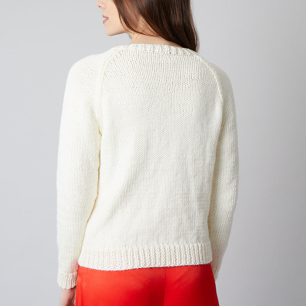 Christmas Jumper - Free Sweater Knitting Pattern in Paintbox Yarns Simply Chunky