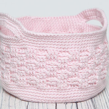 Woven Style Crochet Basket