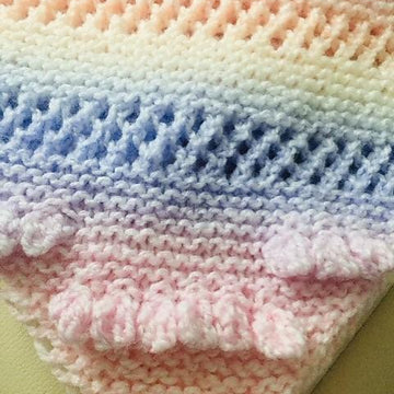 Honeysuckle baby blanket