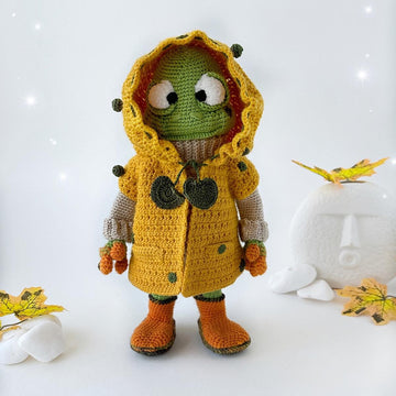 Mr. Sniff (crochet frog pattern, only PDF)