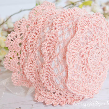 Victoria Rose Lace Baby Bonnet