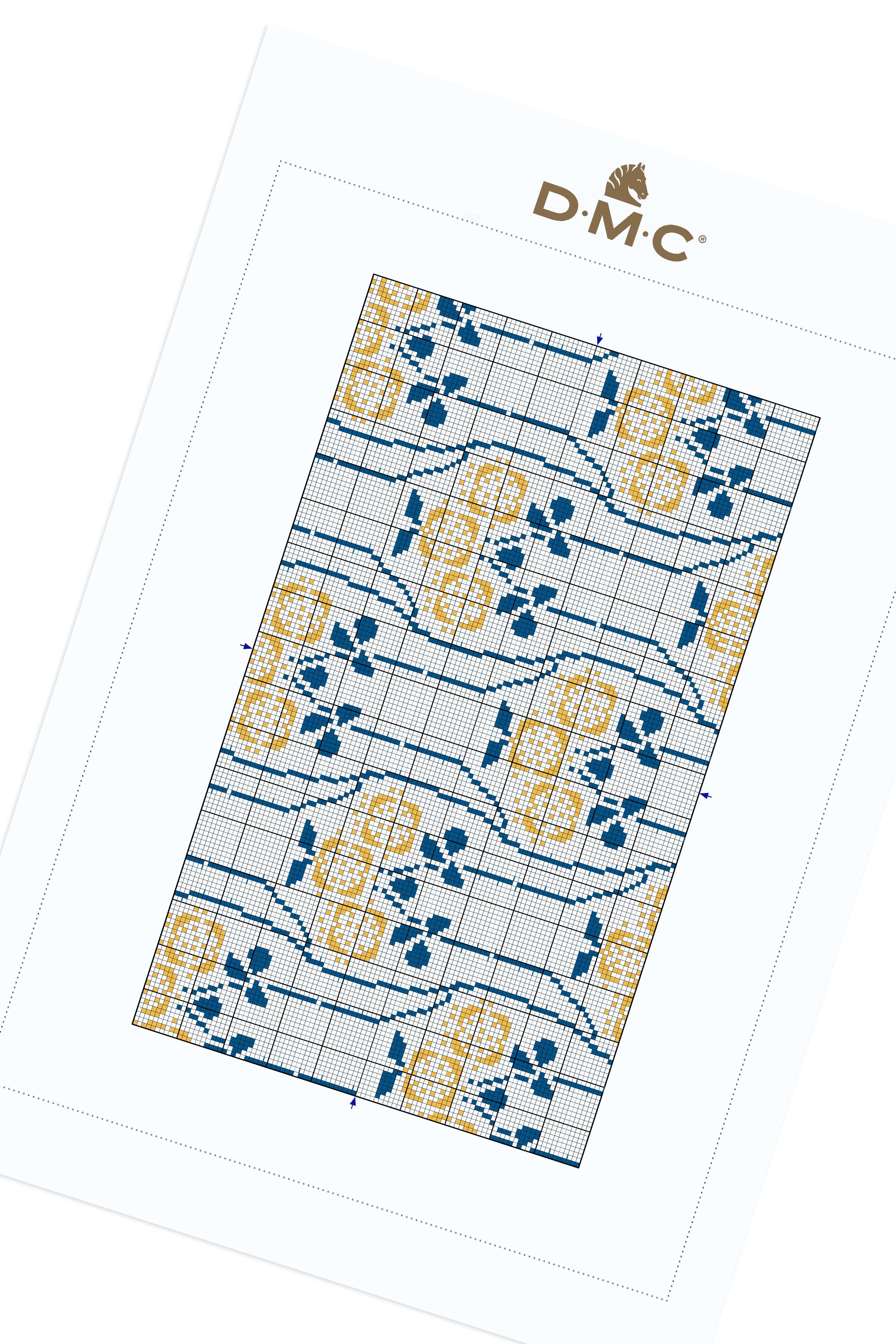 Decorative French Flowers in DMC - PAT0720 - Downloadable PDF