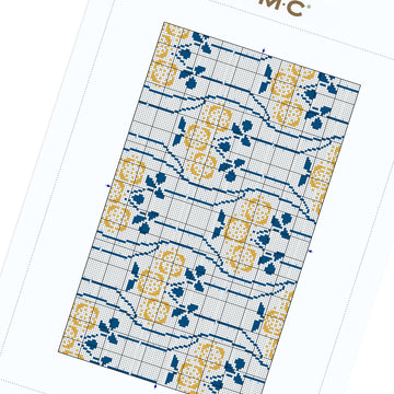 Decorative French Flowers in DMC - PAT0720 - Downloadable PDF