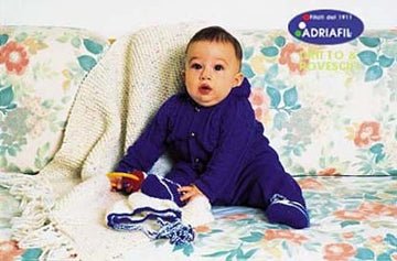 Tenderly Set, Play Rug & Bonnet and Booties in Adriafil Avantgarde and Happy - Downloadable PDF