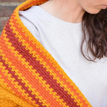 Fall Stripes Prayer Shawl