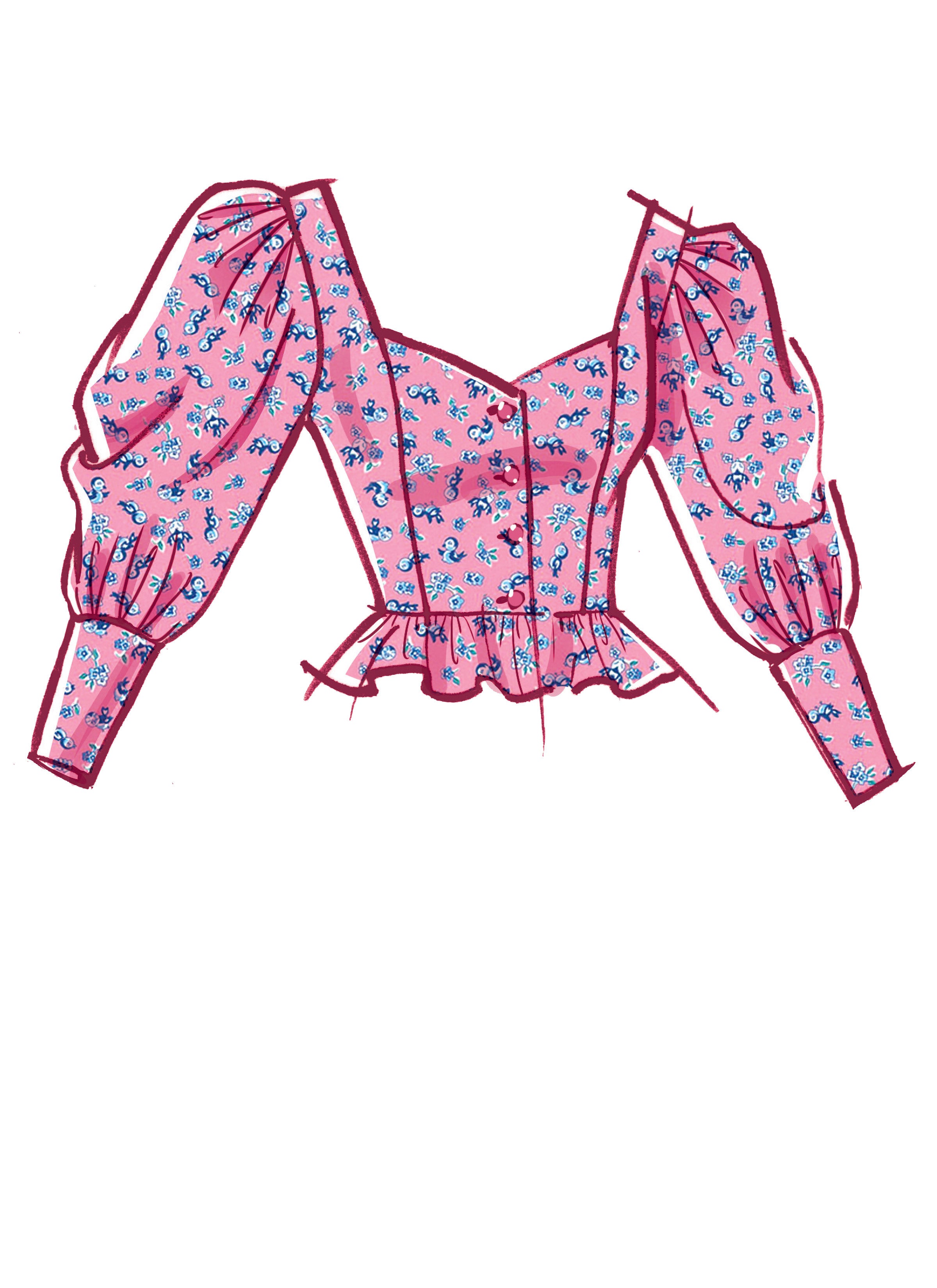 McCall's Misses' Tops M8181 - Sewing Pattern