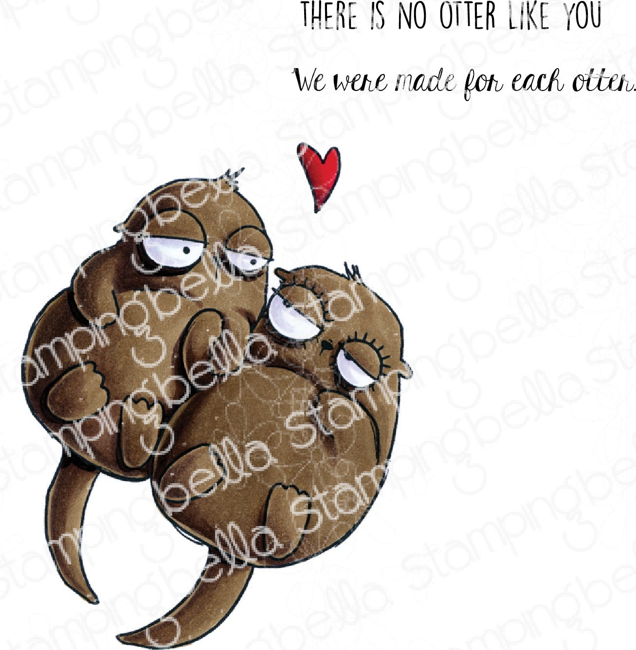 Stamping Bella Cling Stamps - Oddball Otters
