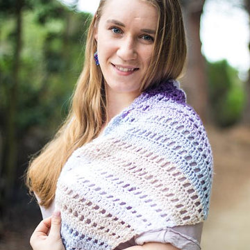 Diamond Scarf with Tassels