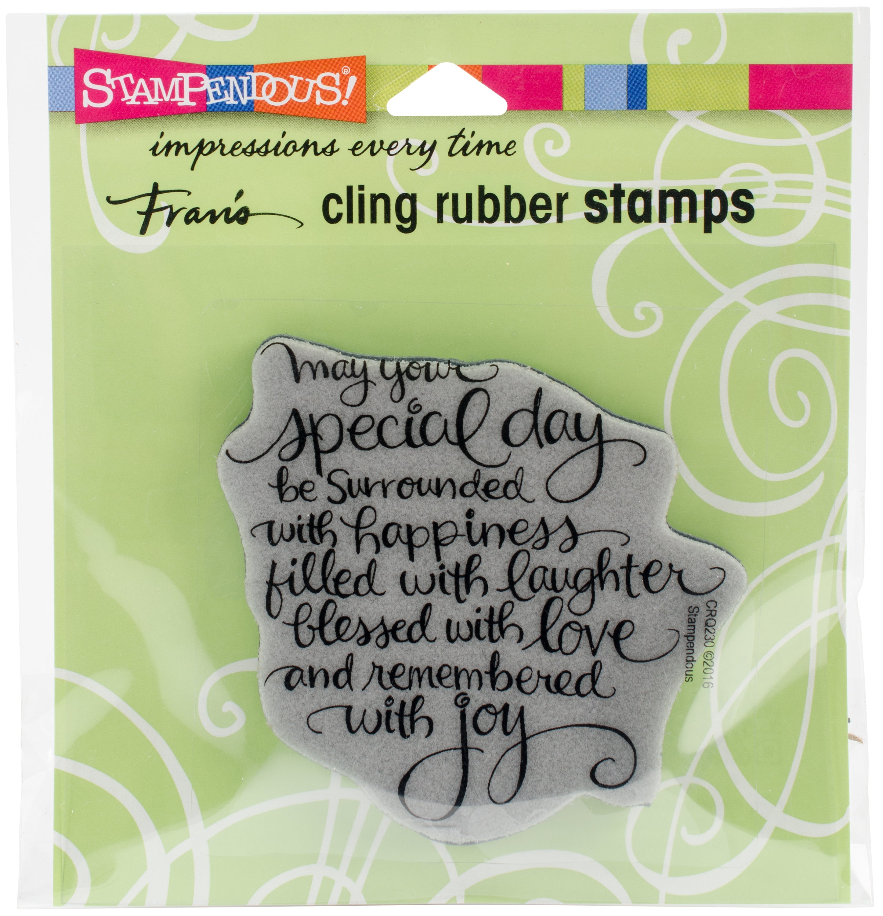 Stampendous Cling Stamp - Special Day