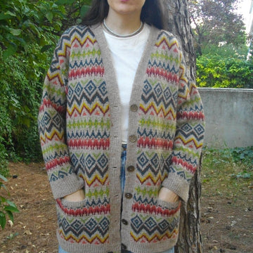 Western Winter Fair Isle Cardigan