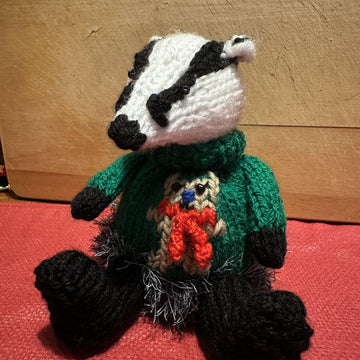 Badger Wearing (Christmas) Teddy Bear Jumper/Hoodie Terry’s Chocolate Orange Cover/Stuffed Decoration