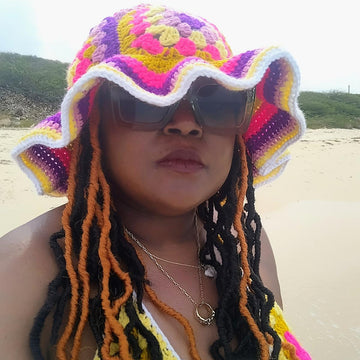 Meet Me In Aruba Granny Square SunHat