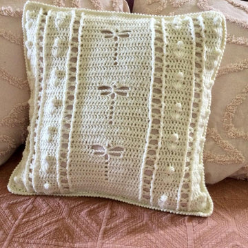 One, Two, Three Dragonflies Cushion