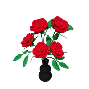 Crochet Red(valentines)Roses