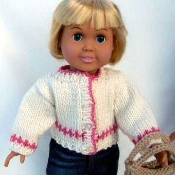Back to School, Knitting Patterns fit American Girl and other 18-Inch Dolls