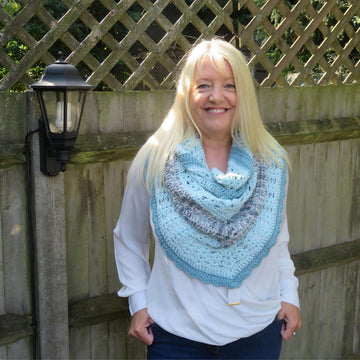 Simply Iris Shawl